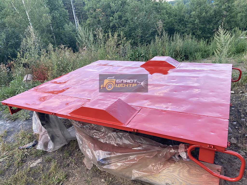 Выполнили работы по пескоструйной очистке и покраске, сборка!